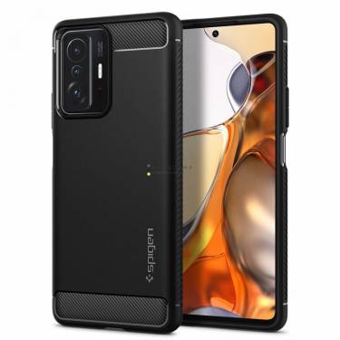 Spigen Rugged Armor, black - Xiaomi 11T/11T Pro