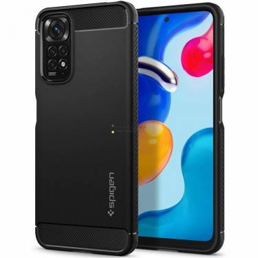 Spigen Rugged Armor, black - Xiaomi Redmi Note 11S/Note 11