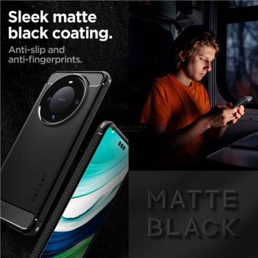 Spigen Rugged Armor for Huawei Mate 60 Pro Black