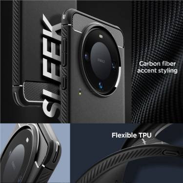 Spigen Rugged Armor for Huawei Mate 60 Pro Black