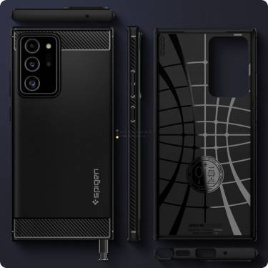 Spigen Rugged Armor for Samsung Galaxy Note20 Ultra Black