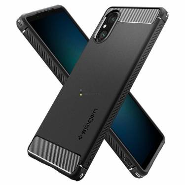 Spigen Rugged Armor for Sony Xperia 5V Matte Black