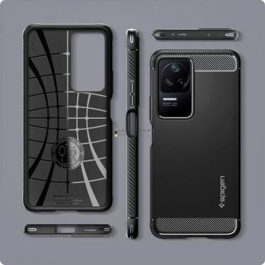 Spigen Rugged Armor for Xiaomi POCO F4/Redmi K40S Matte Black