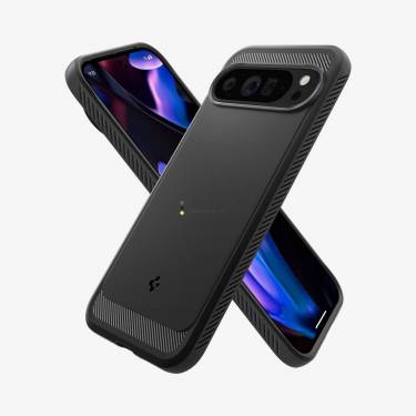 Spigen Rugged Armor Google Pixel 9 Pro/Pixel 9 Marble Gray