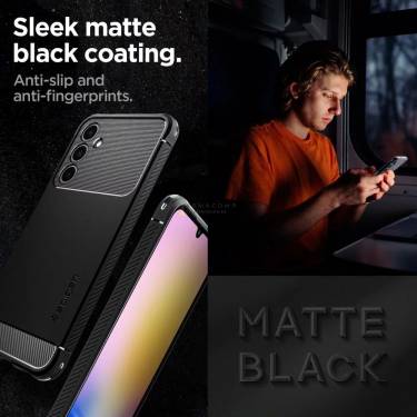 Spigen Rugged Armor Samsung Galaxy A25 5G Matte Black