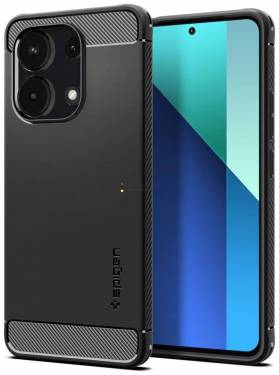 Spigen Rugged Armor Xiaomi Redmi Note 13 Matte Black