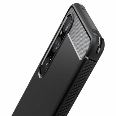 Spigen Sony Xperia 1 V Case Rugged Armor Black