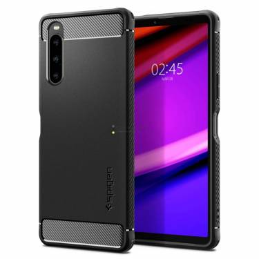 Spigen Sony Xperia 10 V Case Rugged Armor Black