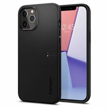 Spigen Thin Fit, black - iPhone 12/Pro