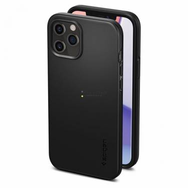 Spigen Thin Fit, black - iPhone 12/Pro