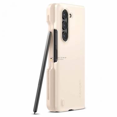 Spigen Thin Fit P (S Pen), pearled ivory - Samsung Galaxy Z Fold5