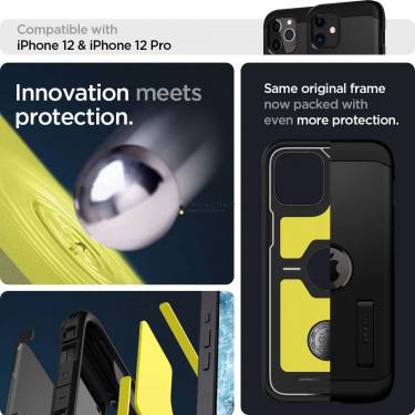 Spigen Tough Armor iPhone 12/Pro Black