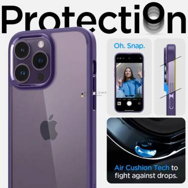 Spigen Ultra Hybrid iPhone 14 Pro Deep Purple