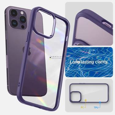 Spigen Ultra Hybrid iPhone 14 Pro Max Deep Purple