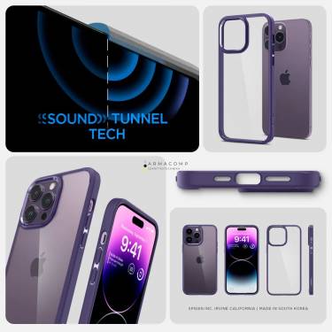 Spigen Ultra Hybrid iPhone 14 Pro Max Deep Purple