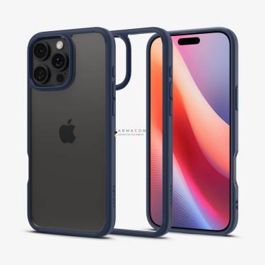 Spigen Ultra Hybrid iPhone 16 Pro Max Navy Blue