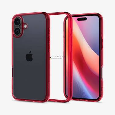 Spigen Ultra Hybrid iPhone 16 Red Crystal