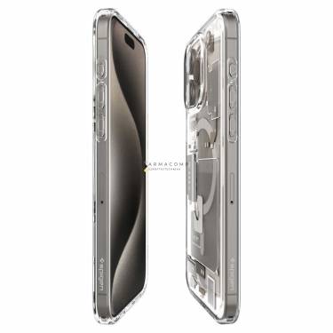 Spigen Ultra Hybrid MagSafe zero one iPhone 15 Pro Max Natural Titanium