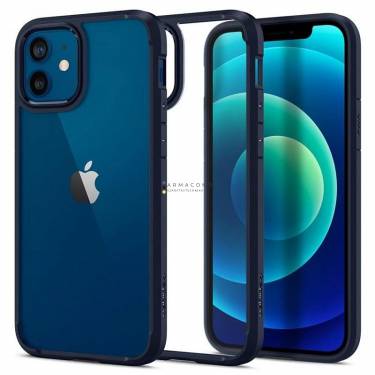 Spigen Ultra Hybrid, navy blue - iPhone 12/iPhone 12 Pro