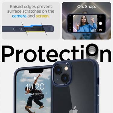 Spigen Ultra Hybrid, navy blue - iPhone 14 Plus