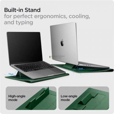 Spigen Valentinus S Notebook táska 14" Jeju Green