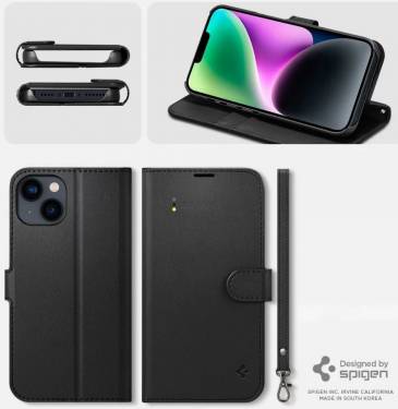 Spigen Wallet S iPhone 14 Black