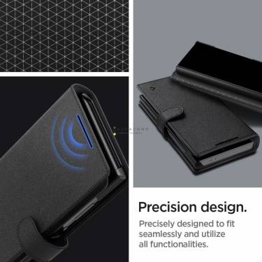 Spigen Wallet S Plus Samsung Galaxy S24 Ultra Black