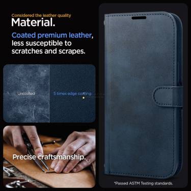 Spigen Wallet S Pro iPhone 15 Pro Max Navy