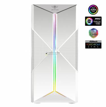 Spirit Of Gamer Clone 3 Tempered Glass White