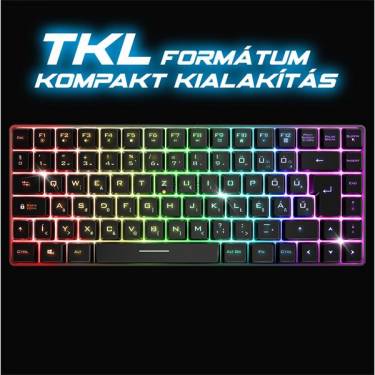 Spirit Of Gamer Elite K70 Wireless Bluetooth Semi-Mechanical Keyboard Black HU