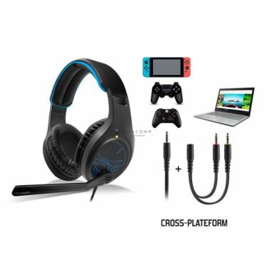 Spirit Of Gamer MIC-EH20 Headset Black/Blue