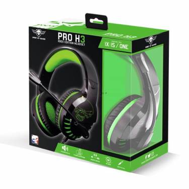 Spirit Of Gamer PRO-H3 Xbox One/Series X/S Headset Black/Green