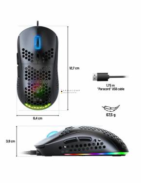 Spirit Of Gamer Pro M4 Gaming Mouse Dark