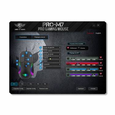 Spirit Of Gamer Pro-M7 Gaming mouse Black