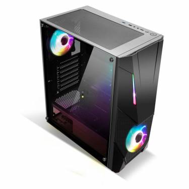 Spirit Of Gamer Rogue V Tempered Glass Black