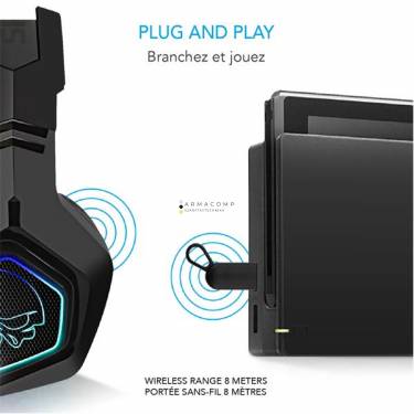 Spirit Of Gamer  XPERT-H900 Wireless Headset Black