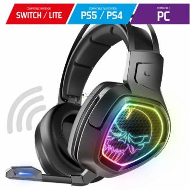 Spirit Of Gamer XPERT-XH1300 Wireless RGB Headset Black