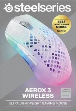 Steelseries Aerox 3 Wireless Gaming Mouse Ghost