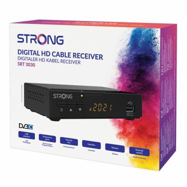 Strong SRT3030 HD DVB-C digitális kábel TV beltéri egység