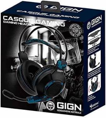 Subsonic Gaming Headset Tactics GIGN Black/Camo Blue