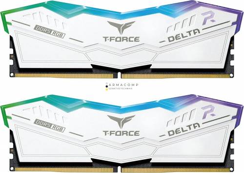 TeamGroup 32GB DDR5 5600MHz Kit(2x16GB) Delta RGB White