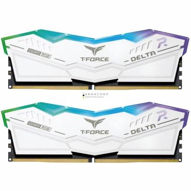 TeamGroup 32GB DDR5 6000MHz Kit(2x16GB) T-Force Delta RGB White