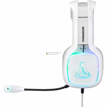 The G-Lab Korp Vanadium Gaming Headset White