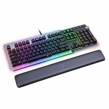 Thermaltake Argent K5 RGB Cherry Blue mechanical Gaming keyboard Titanium US