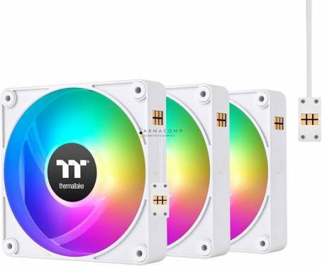 Thermaltake CT120 EX Reverse ARGB Sync PC Cooling Fan White (3-Fan Pack)