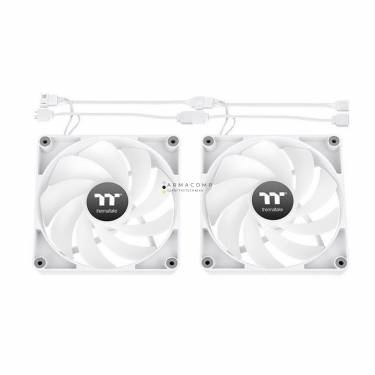 Thermaltake CT120 Reverse ARGB Sync PC Cooling Fan White (2-Fan Pack)