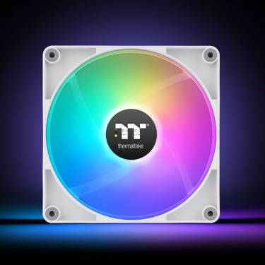 Thermaltake CT120 Reverse ARGB Sync PC Cooling Fan White (2-Fan Pack)