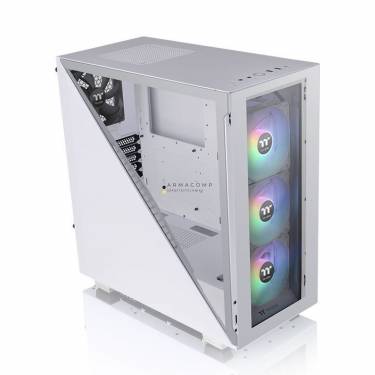 Thermaltake Divider 300 TG Snow ARGB Tempered Glass White