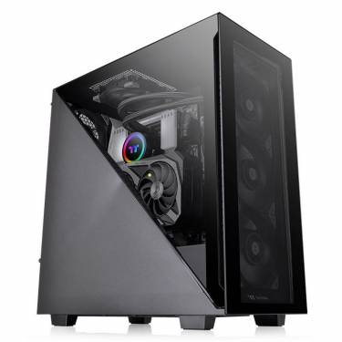 Thermaltake Divider 300 TG Snow Tempered Glass Black