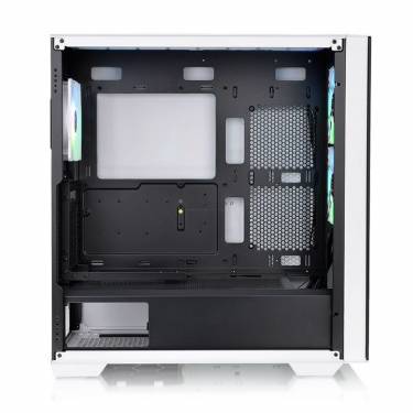 Thermaltake Divider 370 TG Snow ARGB Mid Tower Chassis Tempered Glass White/Black